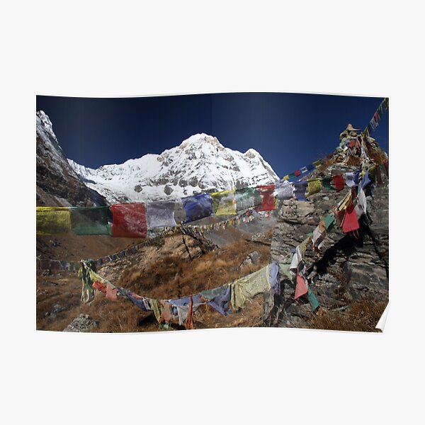'Monument Hill', Annapurna Base Camp. Poster