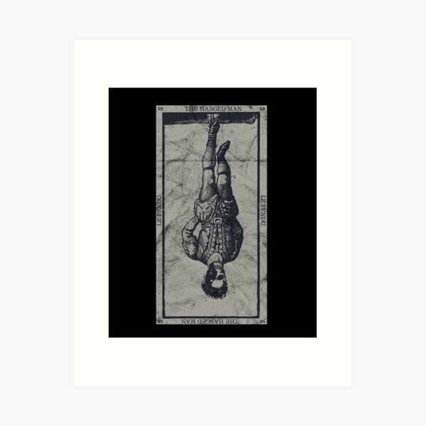 Item preview, Occult The Hanged Man Tarot Card Vintage Witchcraft Medieval design designed and sold by A-Fashion.