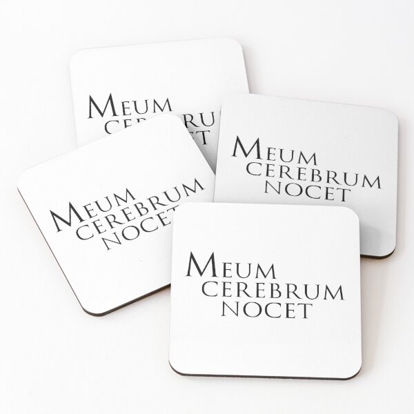 Item preview, My brain hurts phrase in Latin designed and sold by Espirius.
