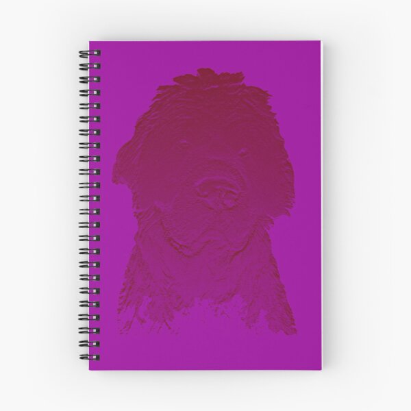 Item preview, Newfoundland dog purple designed and sold by Moonyflower.