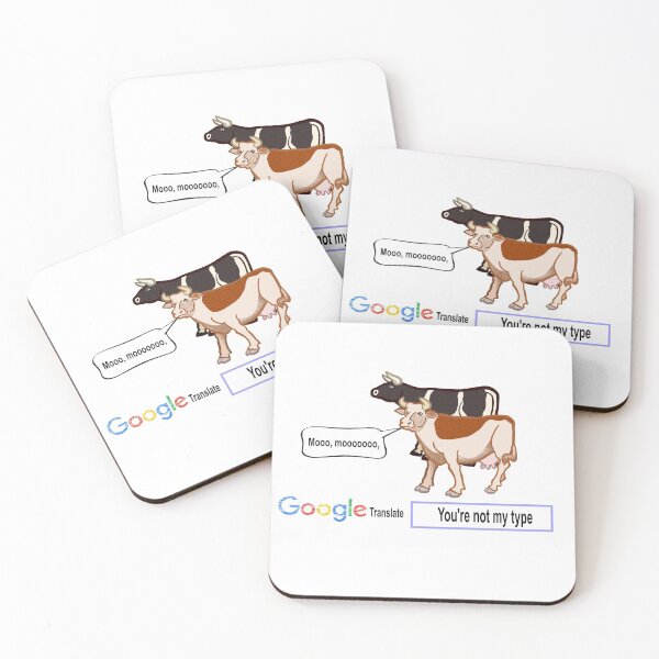 Item preview, Cow Language designed and sold by DiverseMerch.