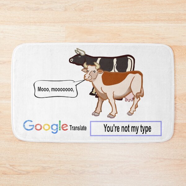 Item preview, Cow Language designed and sold by DiverseMerch.