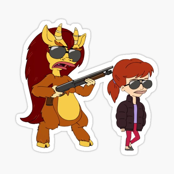 Conoce a la sexy monstress hormonal Pegatina