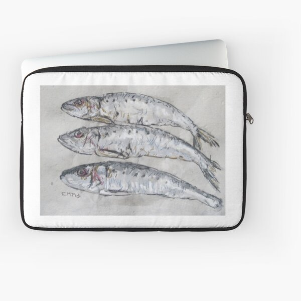 Sardine Trio artwork Laptop Sleeve