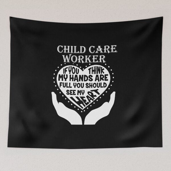Item preview, Childcare t shirts - Child Care Worker T-shirt designed and sold by tejoi.