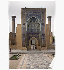 Front gate, Amur Timur Mausoleum Poster