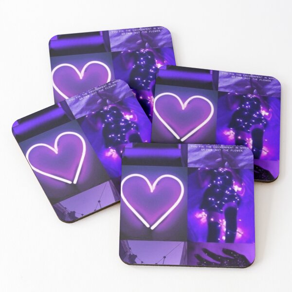 Item preview, Purple neon collage designed and sold by Myheartofworship.