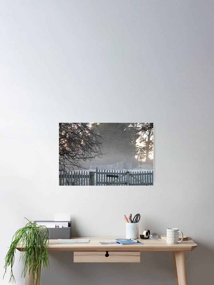 Thumbnail 2 of 3, Poster, Winter Gate designed and sold by Laura K Wright.