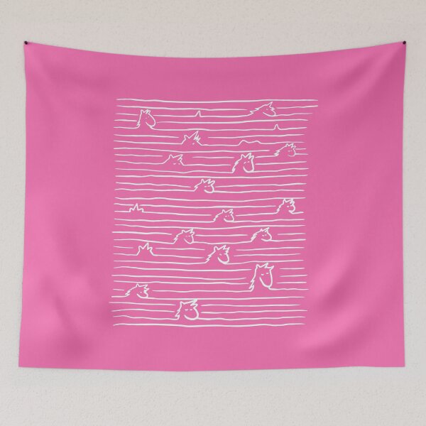 Item preview, Unicorn, unicorns drawn in lines designed and sold by DerSenat.