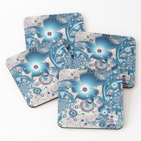 Item preview, Blue Flowers Abstract designed and sold by pinkal.