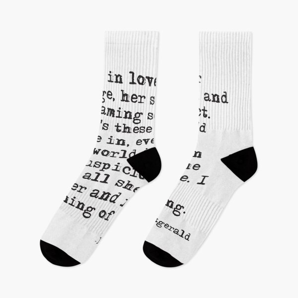 Item preview, I fell in love with her courage - F Scott Fitzgerald designed and sold by peggieprints.