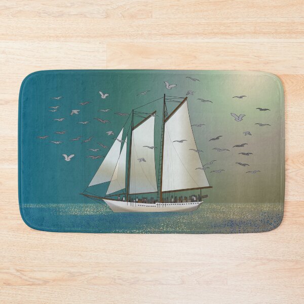Item preview, Schooner with Birds designed and sold by Bonnie  Follett.