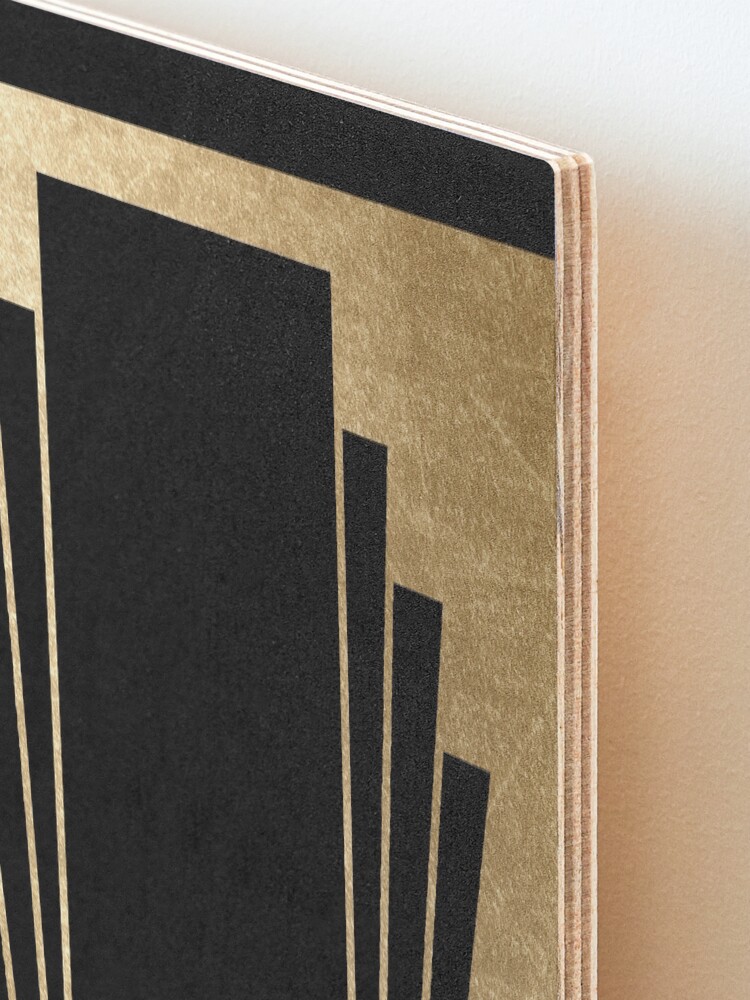 Alternate view of Art deco design Mounted Print