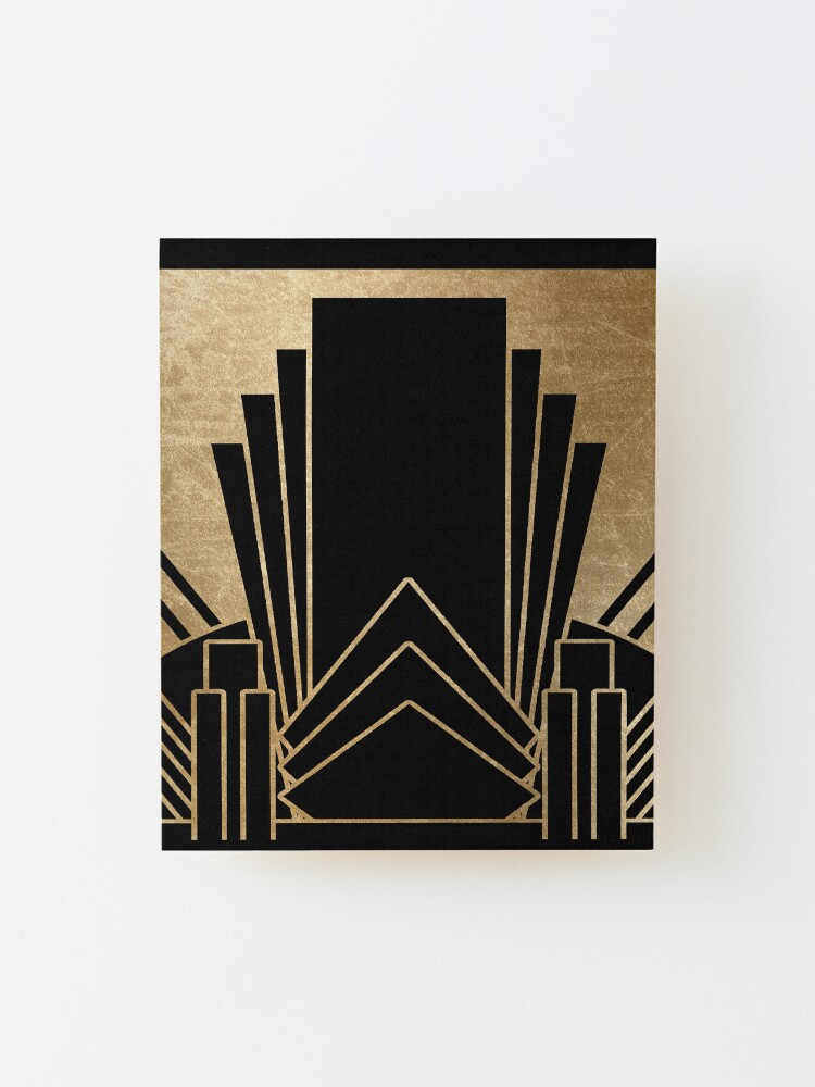 Alternate view of Art deco design Mounted Print