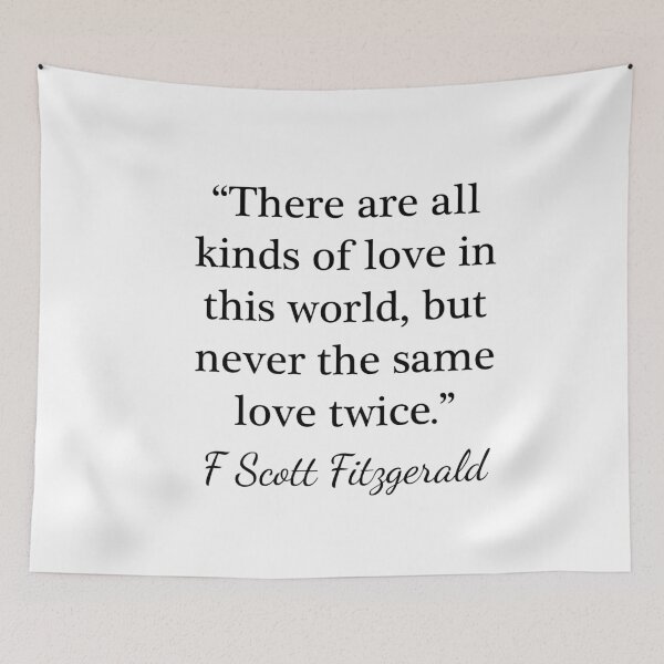 Item preview, All kinds of love - F Scott Fitzgerald designed and sold by peggieprints.