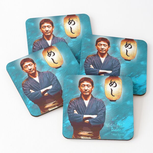 Midnight Diner Coasters (Set of 4)