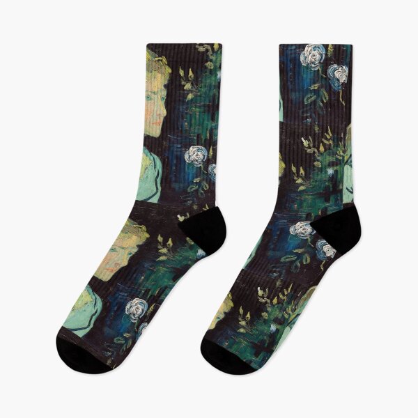 Item preview, Portrait of a Vibrant woman by Vincent Van Gogh designed and sold by Vintage Designs +.