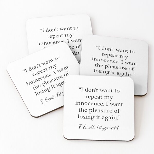 Item preview, My innocence - F Scott Fitzgerald designed and sold by peggieprints.
