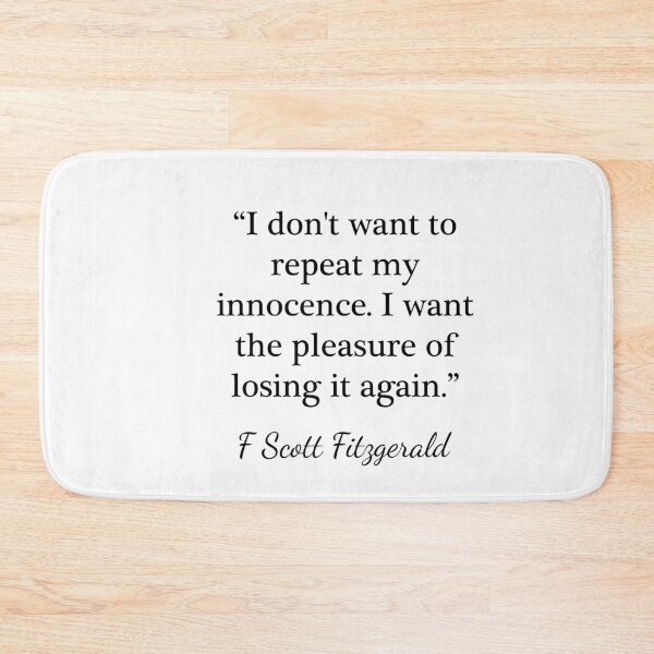 Item preview, My innocence - F Scott Fitzgerald designed and sold by peggieprints.