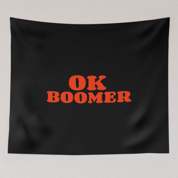 Item preview, Ok Boomer red text designed and sold by Scoopivich.