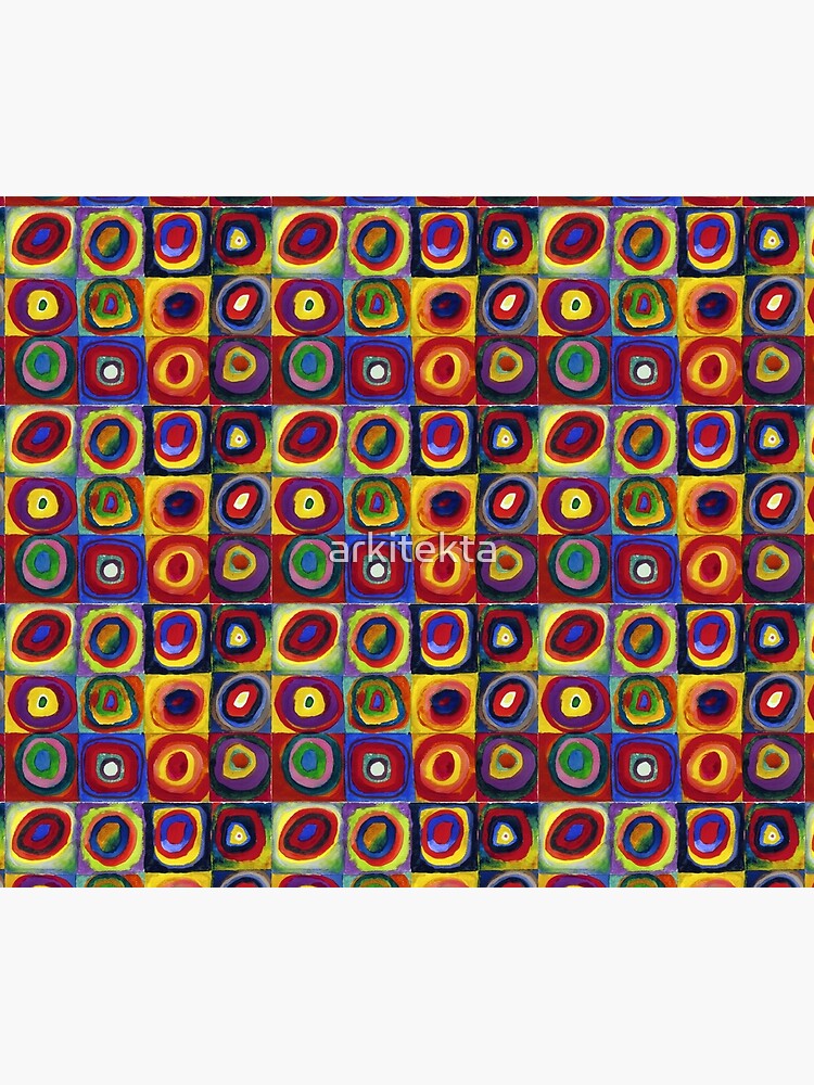 Color Study: Squares with Concentric Circles by Wassily Kandinsky by arkitekta