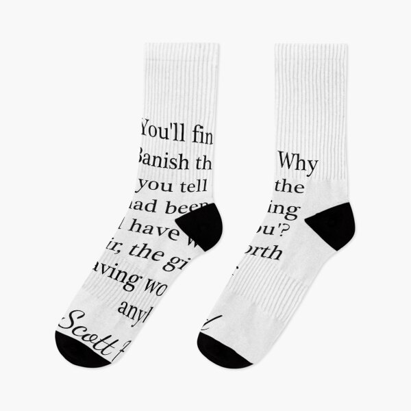 Item preview, The girl really worth having - F Scott Fitzgerald designed and sold by peggieprints.
