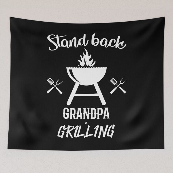 Item preview, Stand back grandpa grilling designed and sold by dptuts.