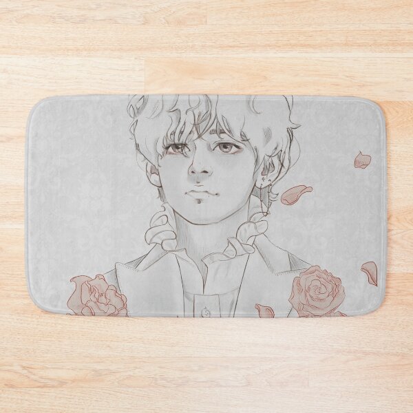 Item preview, Taehyung with roses designed and sold by drawpassionn.