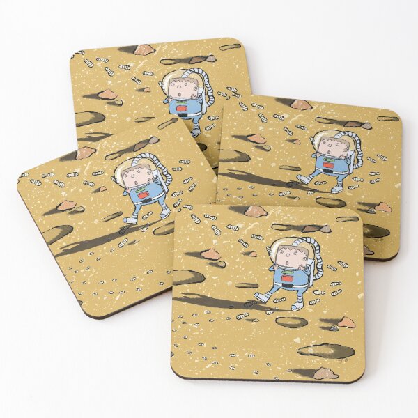 Item preview, On the Moon - Dog and Kid Illustration, Digital Art, Moon Travel  designed and sold by Taylor Ge.