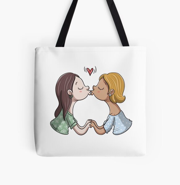 LOVEisLOVE woman Bolsa estampada de tela