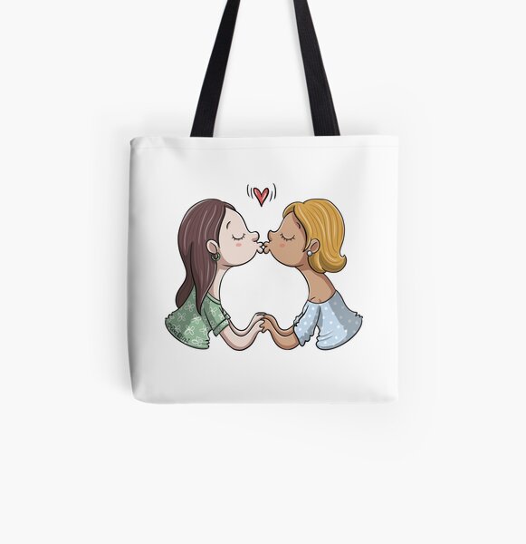 LOVEisLOVE woman Bolsa estampada de tela