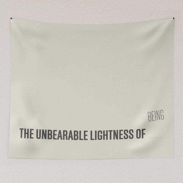 Item preview, The Unbearable Lightness of Being designed and sold by filmsandbooks.