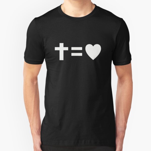 Love Crown of Thorns Youth T-Shirt Jesus Christ Sacrifice Cross Bible Kids Tee