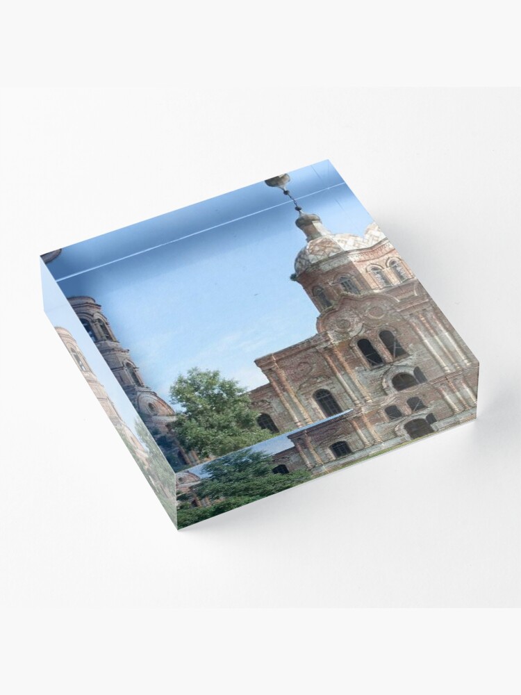 Alternate view of Basilica  Pattern Acrylic Block