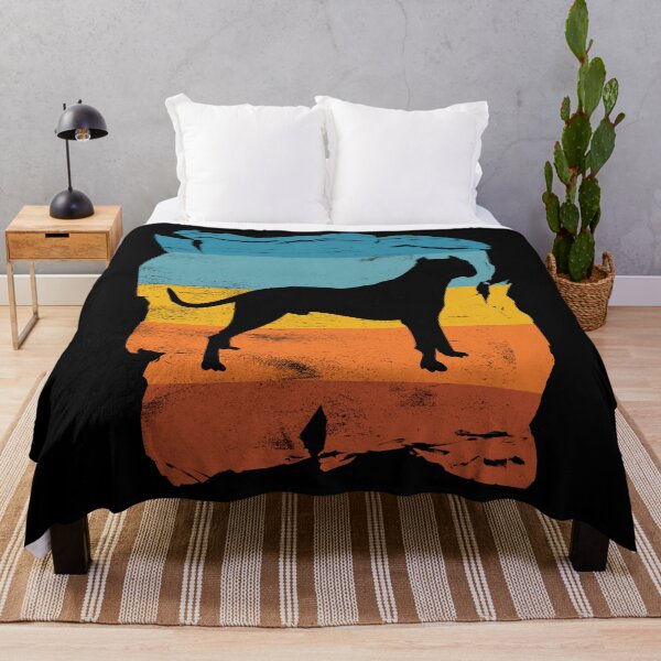 Artikelvorschau, Dogo Argentino Distressed Vintage Retro Silhouette entworfen und verkauft von DoggyStyles.