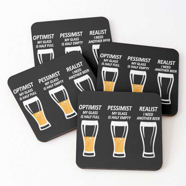 Item preview, OPTIMIST, PESSIMIST, REALIST designed and sold by husicn87.