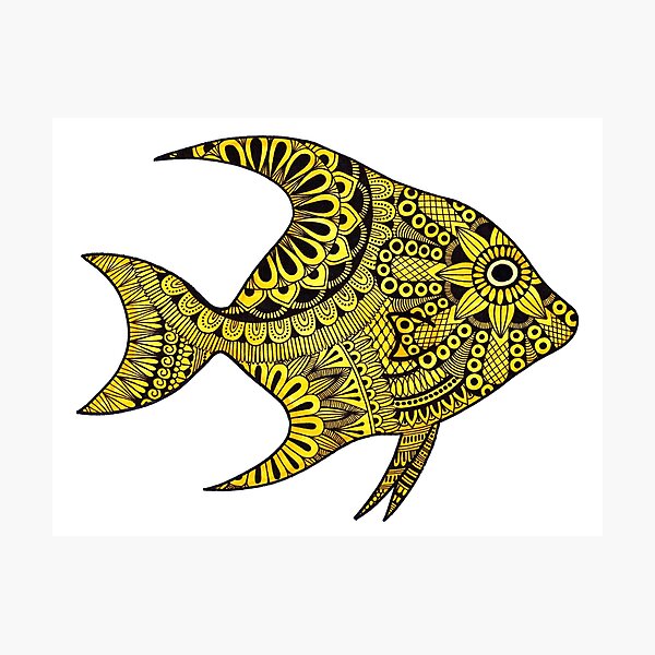 Item preview, Fish (Yellow) designed and sold by Calen  Picard-Carroll.
