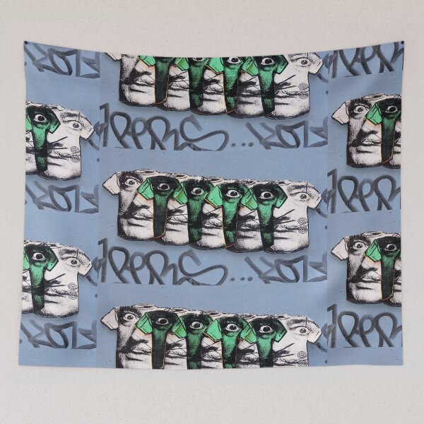Item preview, Hosier Lane Dali T-Shirt Graffiti Street Art Melbourne designed and sold by Duncan-Mac.
