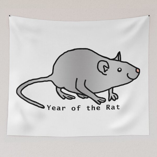 Item preview, Year of the Rat - Metal designed and sold by ellenhenry.