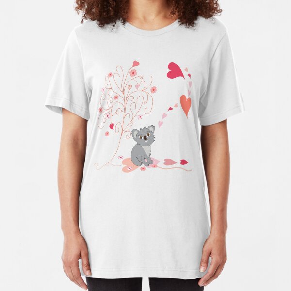 Cute koala love Slim Fit T-Shirt