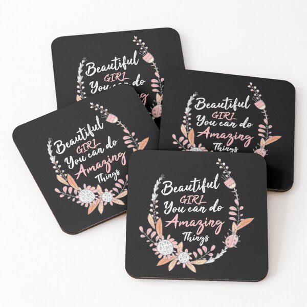Item preview, Copy of Beautiful Girl You Can Do Amazing Things Funny Girls Gift designed and sold by Creative Angel Art.