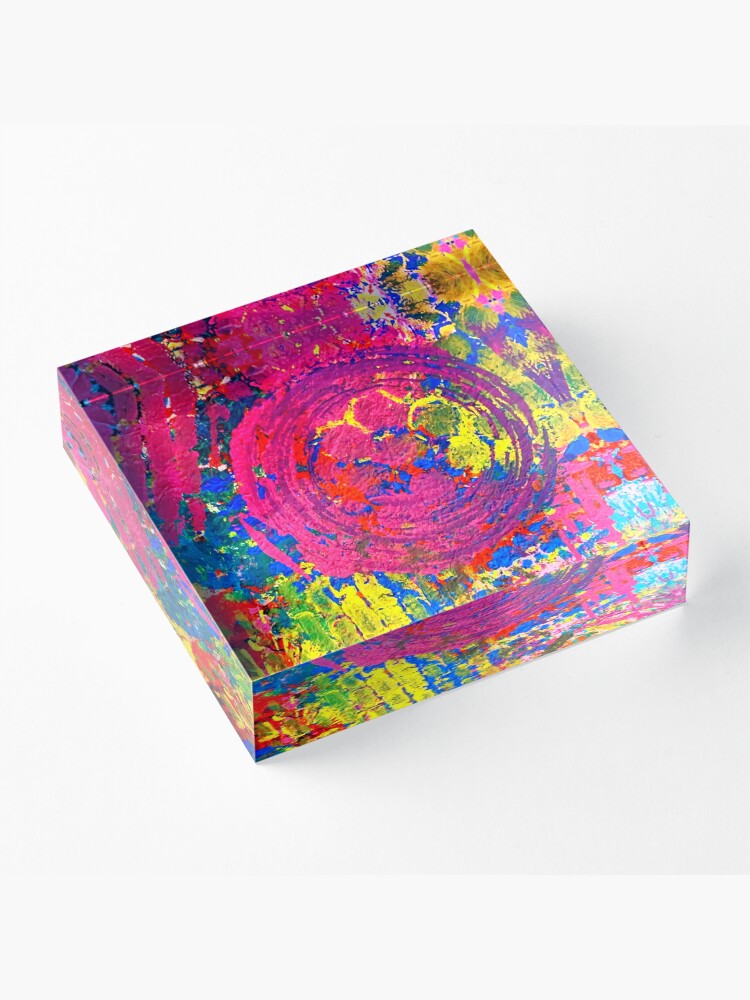 Alternate view of The Chaos of Anxiety Acrylic Block
