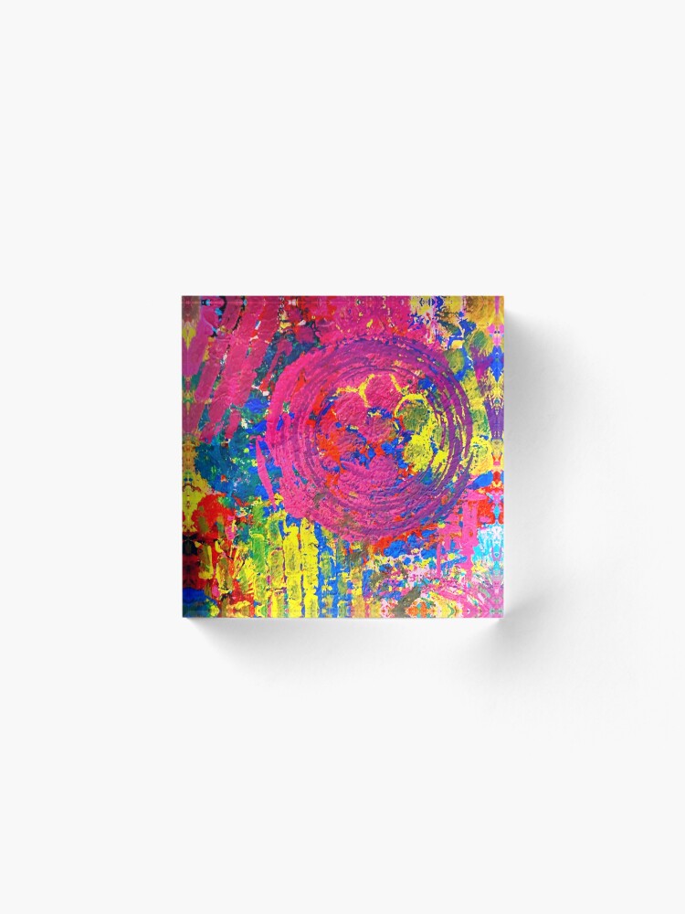 Alternate view of The Chaos of Anxiety Acrylic Block