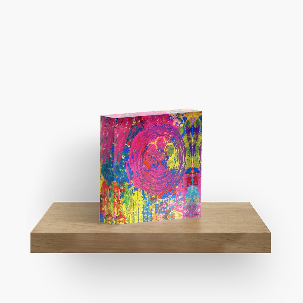 The Chaos of Anxiety Acrylic Block