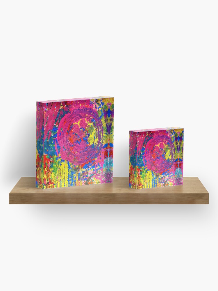 Alternate view of The Chaos of Anxiety Acrylic Block