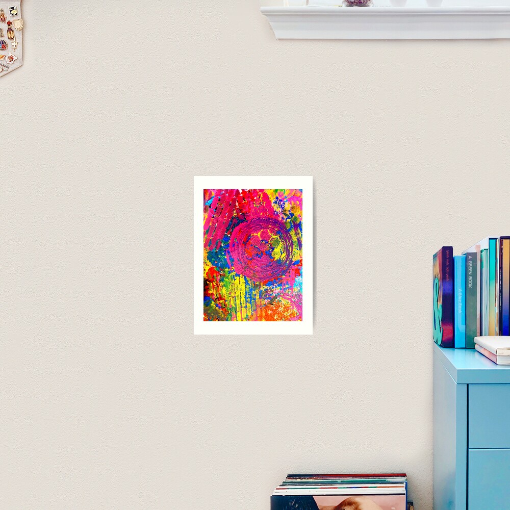 The Chaos of Anxiety Art Print