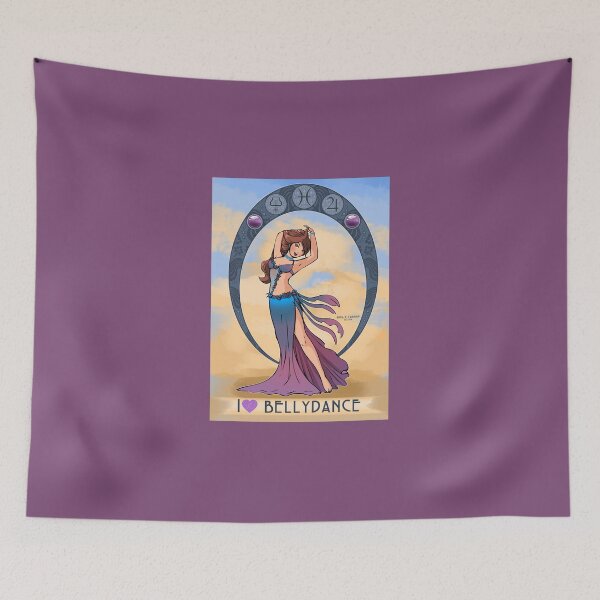 Item preview, Pisces bellydancer designed and sold by Anna R. Carrino.