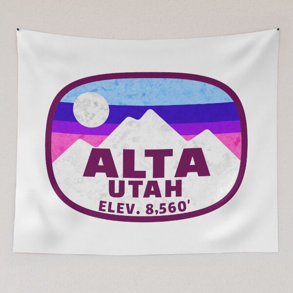 Item preview, Alta Utah Skiing Winter Sports Snowboarding designed and sold by Travel Time.
