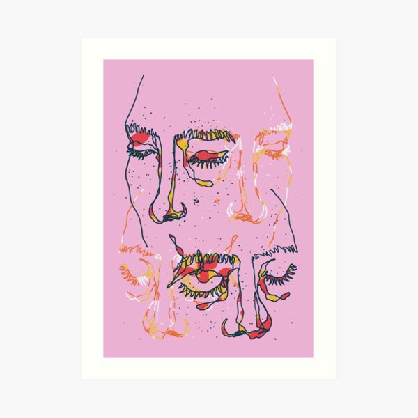 Sleepy People Art Print