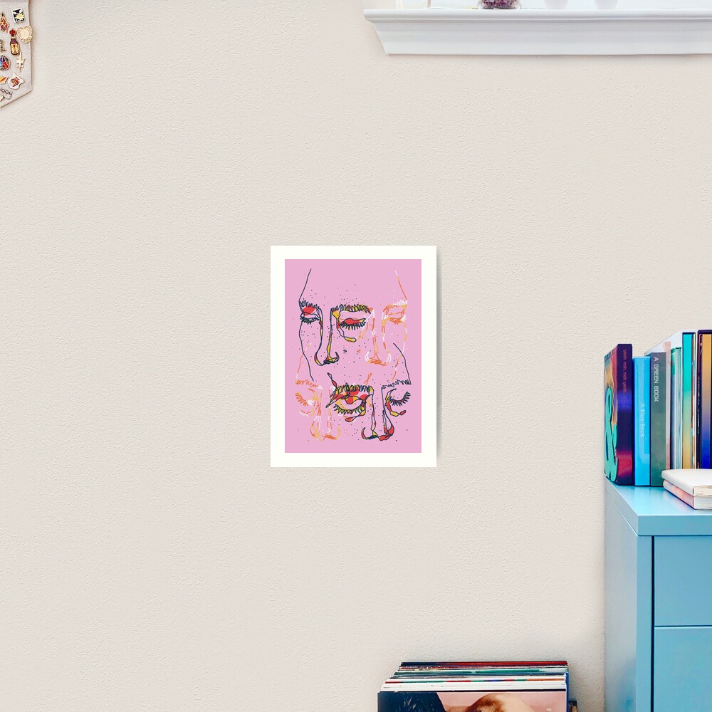 Sleepy People Art Print